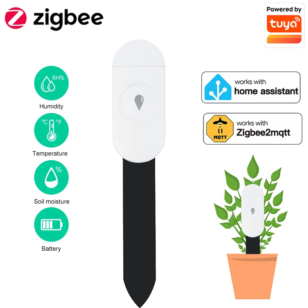 App Smart Garden - Tuya Zigbee Temperature Humidity Moisture Detector