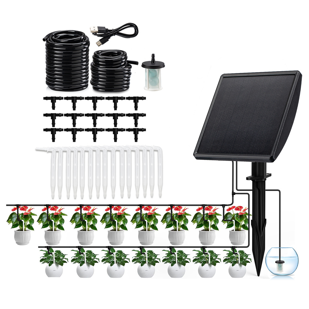 Smart Garden Usa - Solar Automatic Drip Irrigation Pump Smart