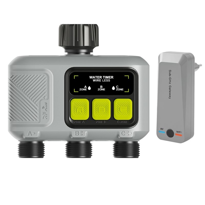 Smart Garden Zone - ABMH-Wifi Smart Water Timer 3-Zone Garden