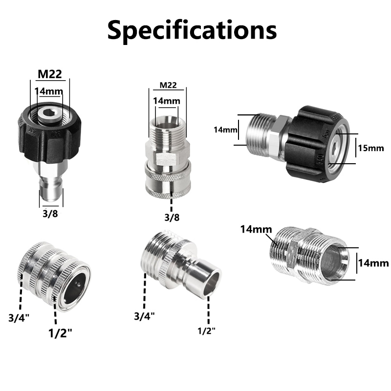 10PCS Pressure Washer Adapter  - Smart Garden Furniture review and price