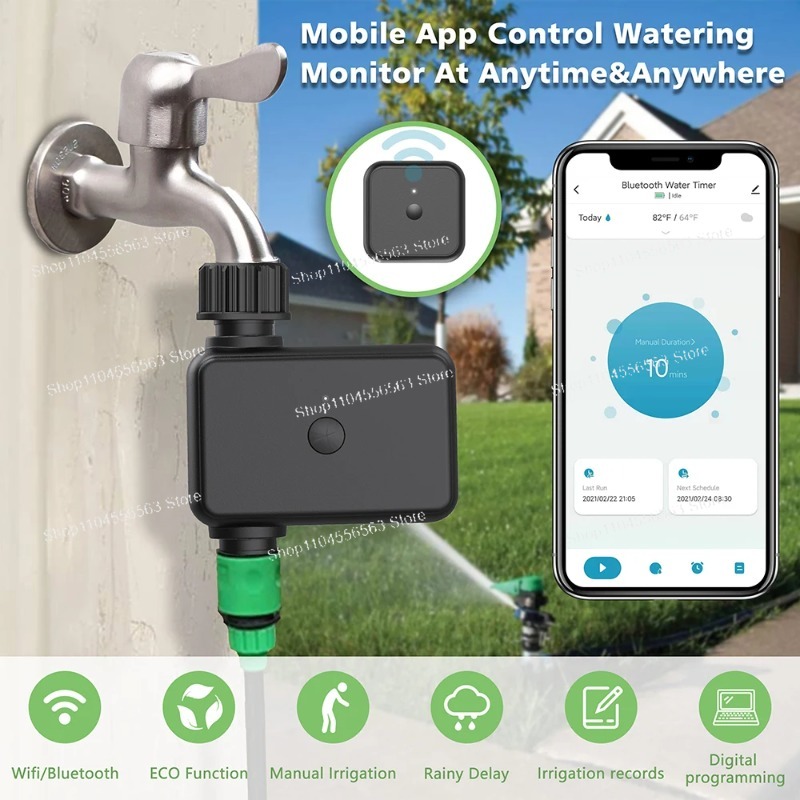 Smart WiFi Garden Watering Tim - App Smart Garden review and price