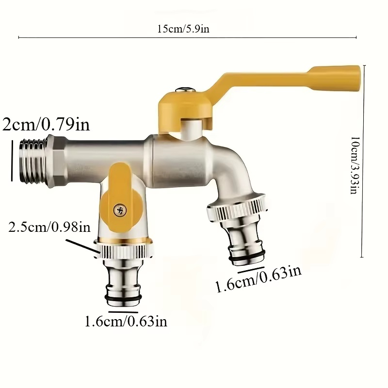 Double outlet garden hose fauc - Smart Garden Furniture review and price