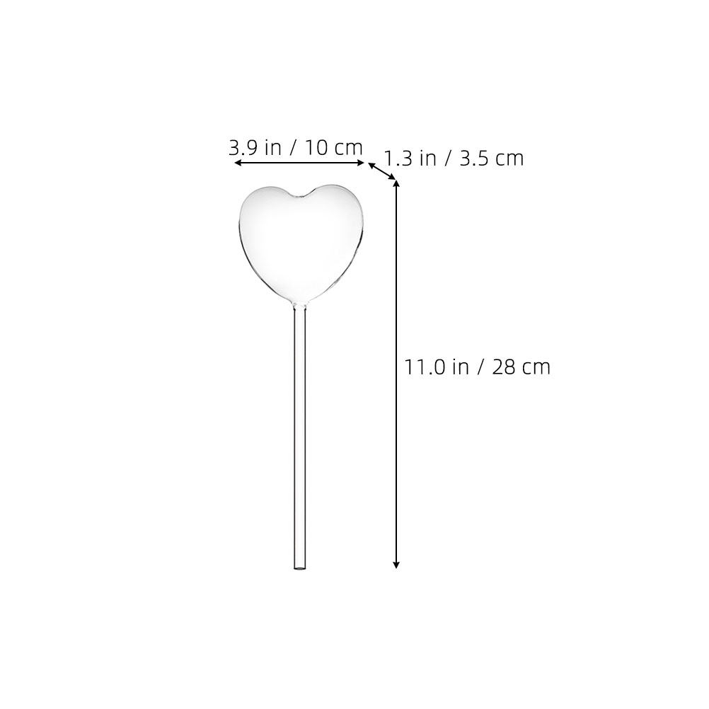 3Pcs Heart Shaped Glass Self W - Smart Garden Furniture review and price