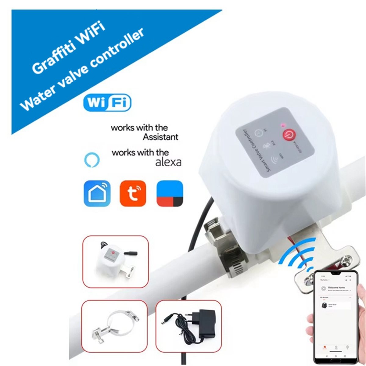 SWXF Tuya WiFi Smart Valve Con - App Smart Garden review and price