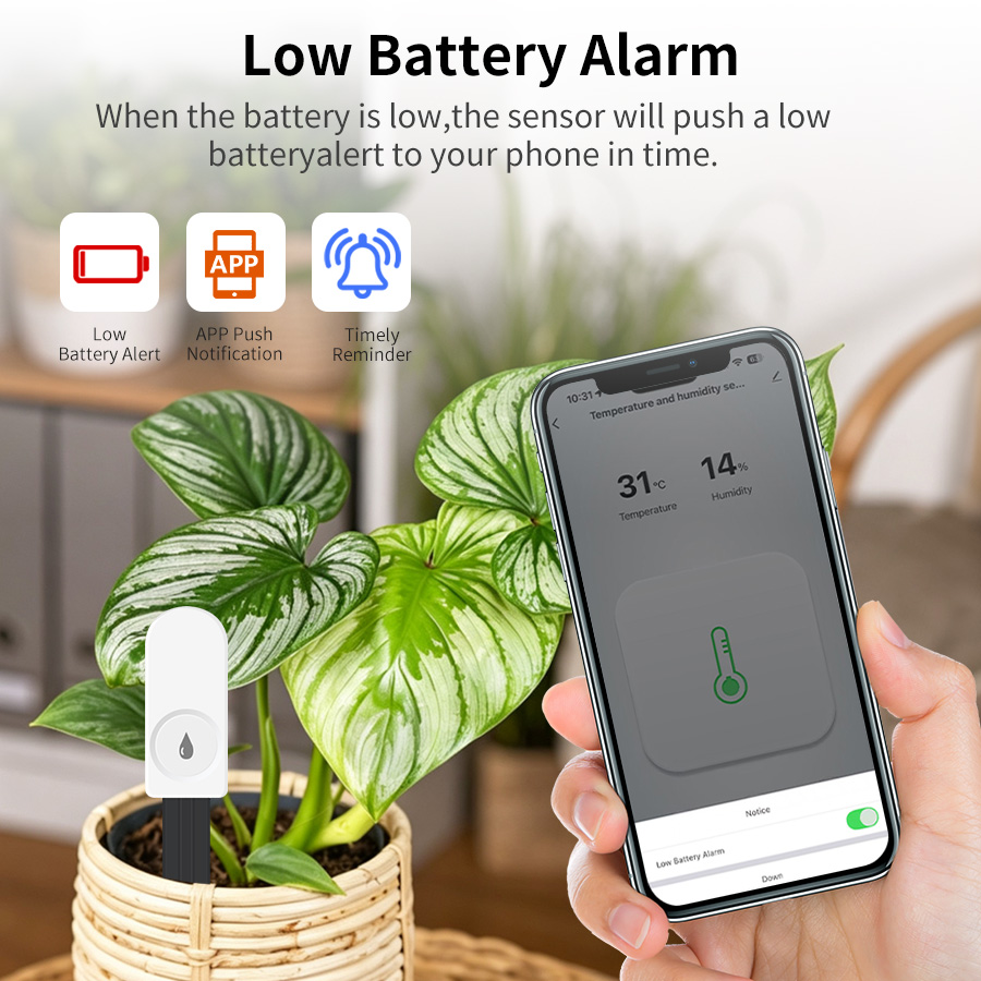 Smart ZigBee Soil Moisture Sen - App Smart Garden review and price