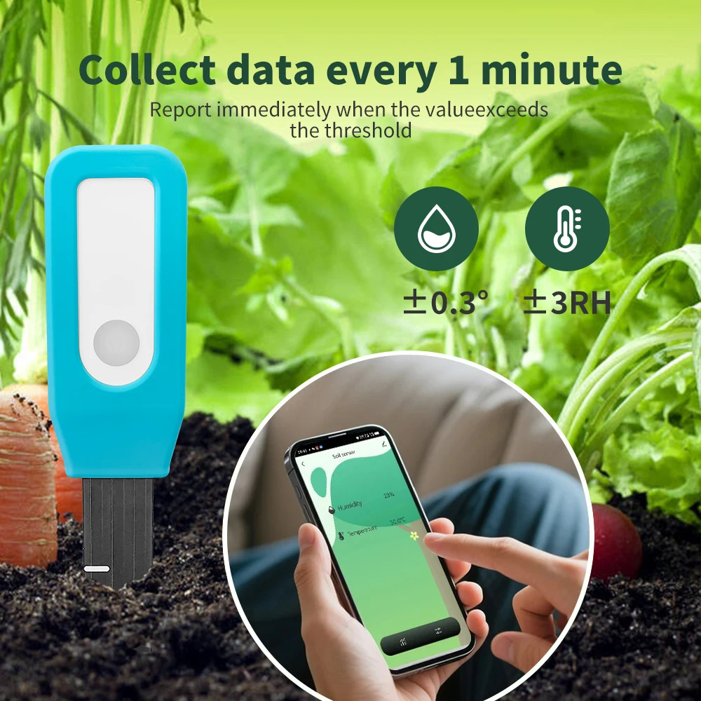 Smart Soil Tester Sensor BT Tu - Smart Garden Domes review and price