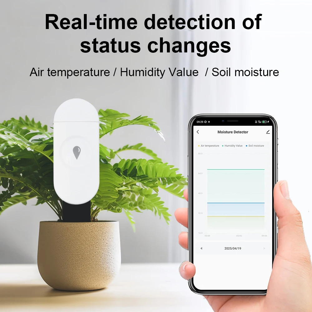 Tuya Zigbee Temperature Humidi - App Smart Garden review and price