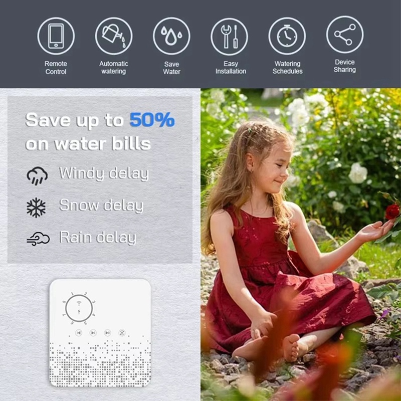 Tuya WiFi Smart Sprinkler Cont - Smart Garden Zone review and price