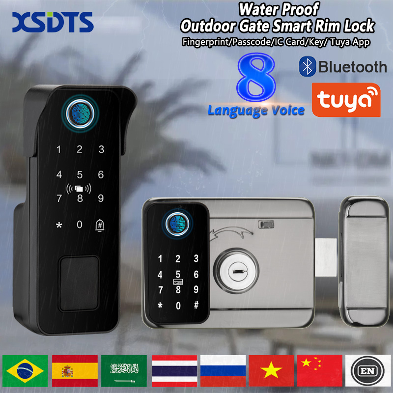 Waterproof Smart Door Lock Fin - App Smart Garden review and price