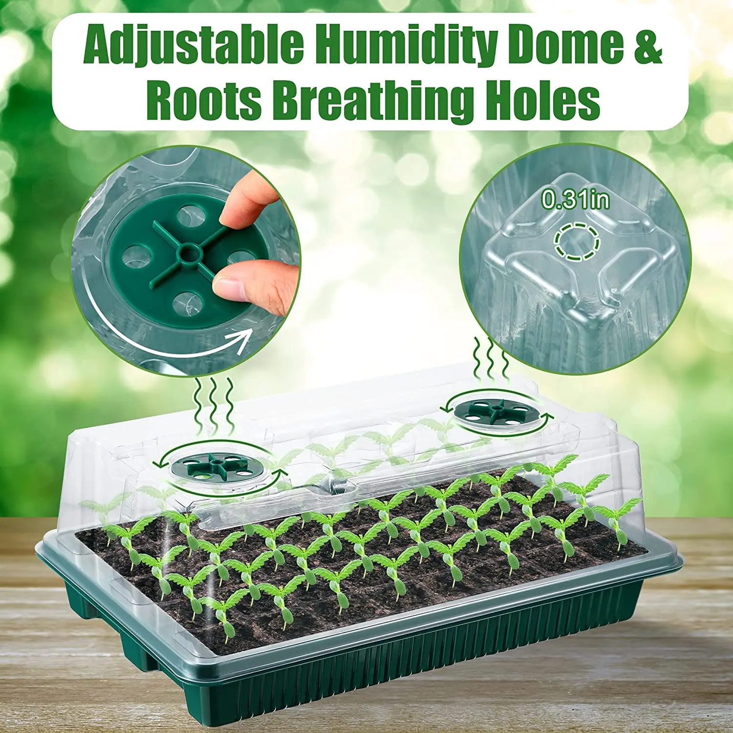 2 Packs, Seed Starter Trays Wi - Smart Garden Domes review and price