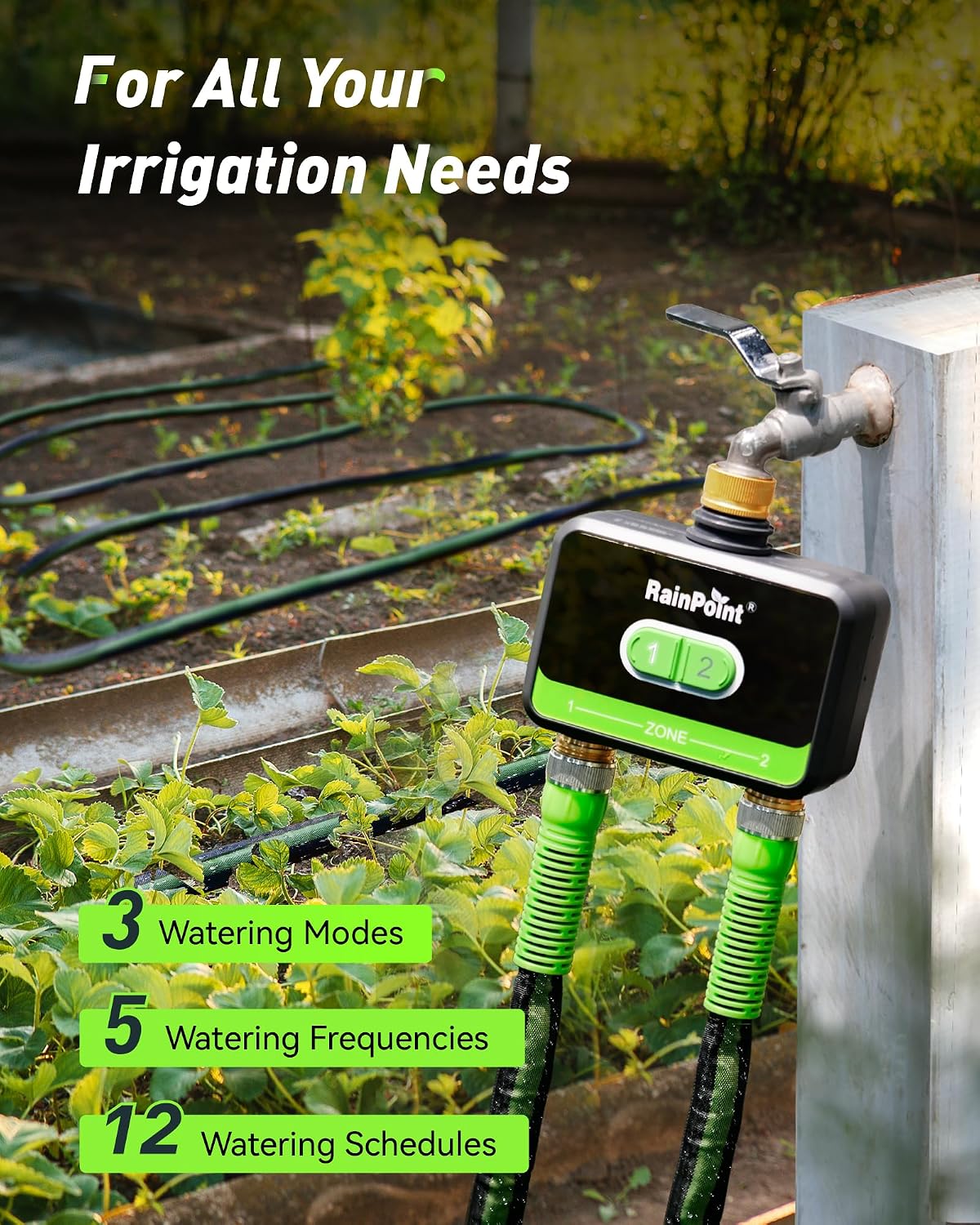 2-Zone Smart WiFi Water Timer  - App Smart Garden review and price