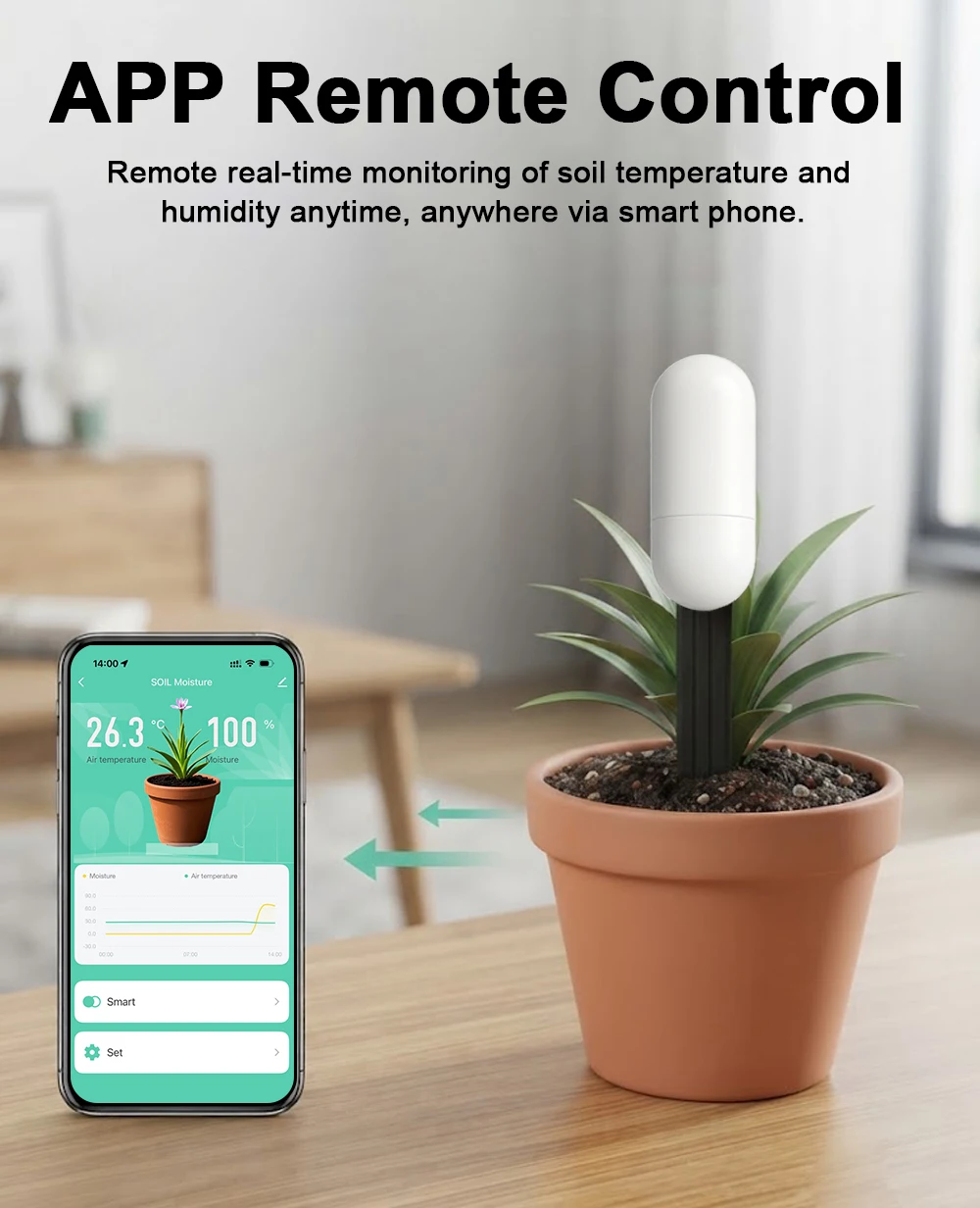 Tuya Zigbee Temperature Humidi - App Smart Garden review and price