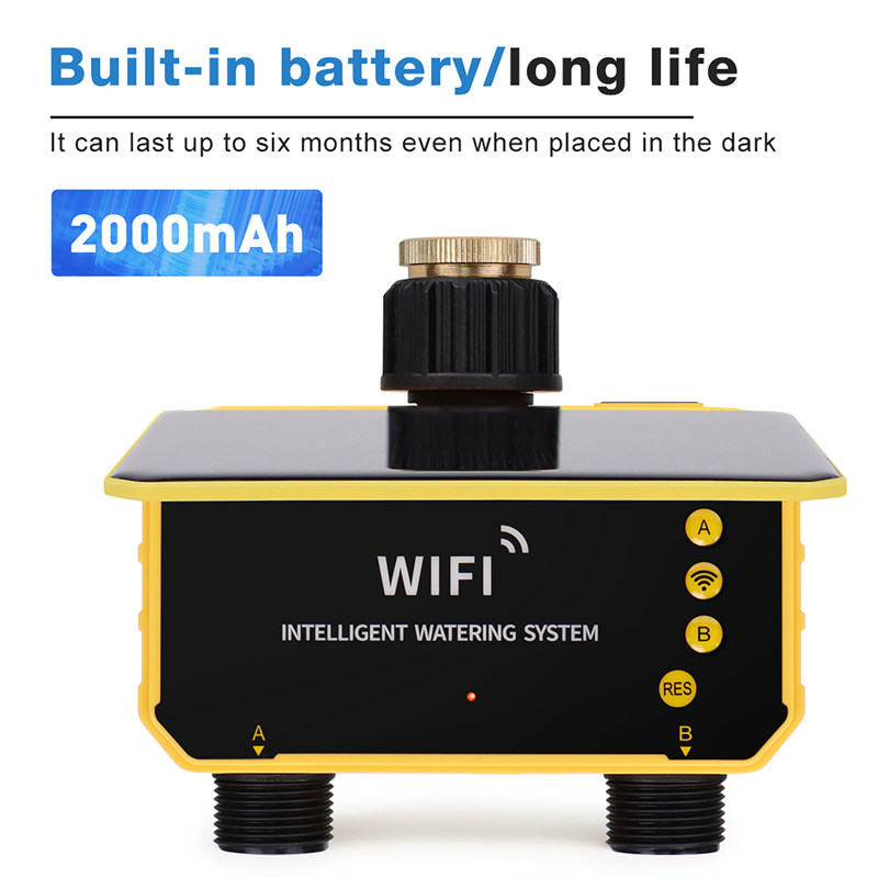 WiFi 1/2 Outlets Solar Irrigat - App Smart Garden review and price