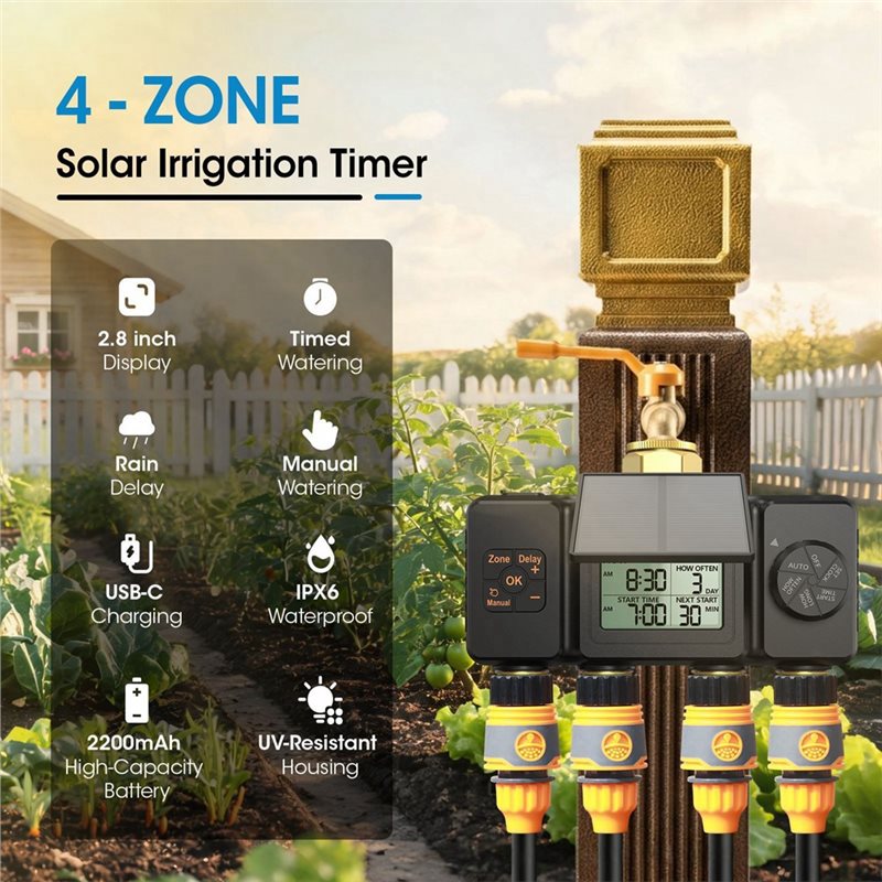 Solar Irrigation Timer For Gar - Smart Garden Zone review and price