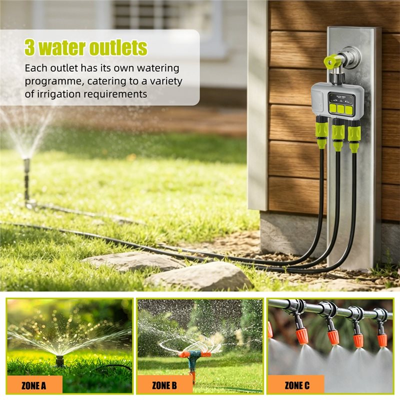 ABMH-Wifi Smart Water Timer 3- - Smart Garden Zone review and price