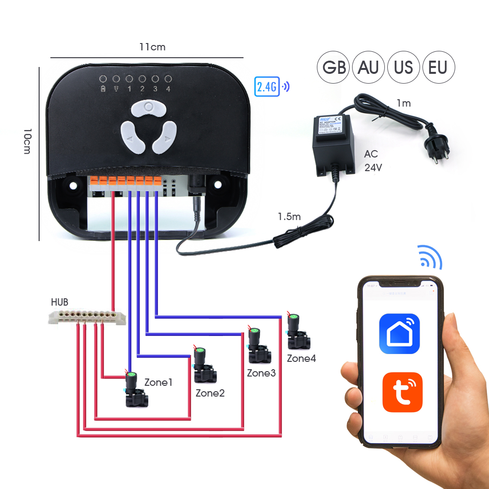 Garden Hose Solenoid Valve Con - Smart Garden Zone review and price