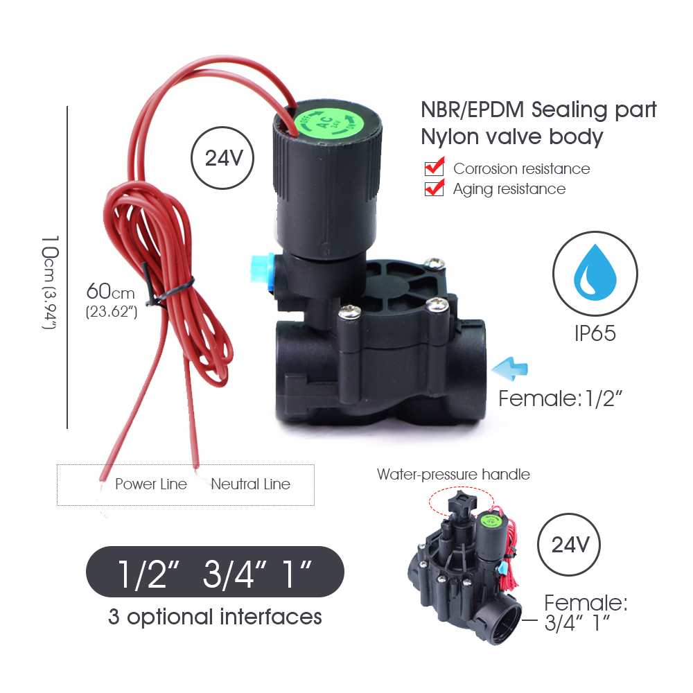 Garden Hose Solenoid Valve Con - Smart Garden Zone review and price